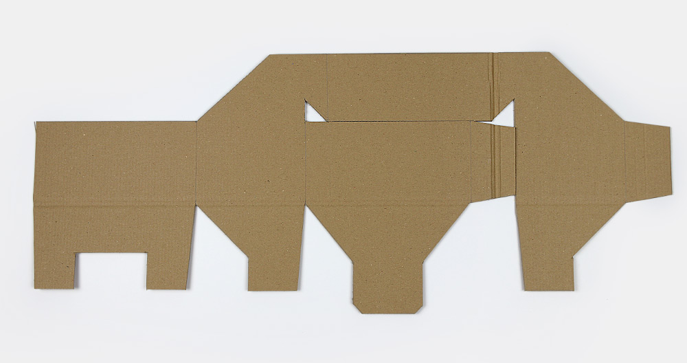 cardboard shape cut